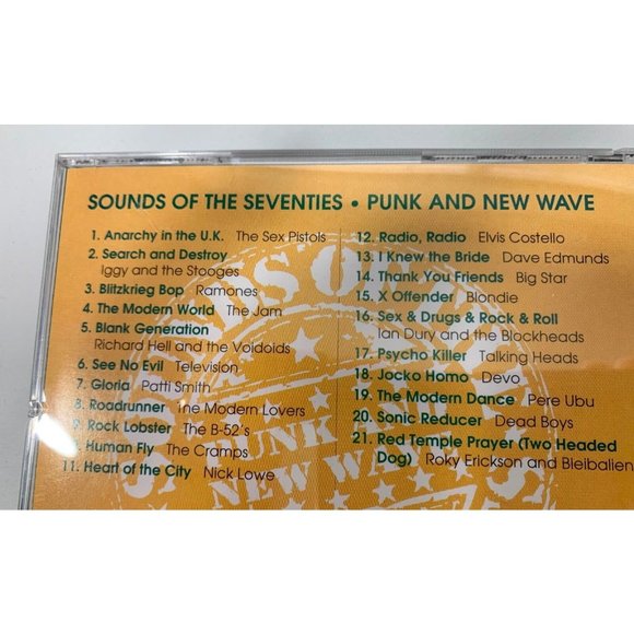 Sounds of the Seventies CD Punk New Wave Artists Ramones Sex Pistols Devo Cramps - Picture 5 of 7